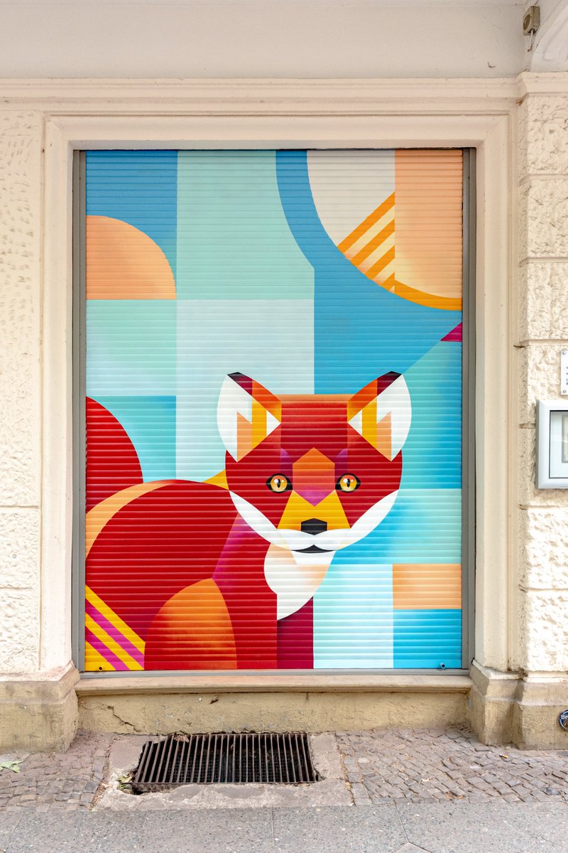 andreaspreis's tweet image. Had lots of fun painting a few more shutters in #Berlin