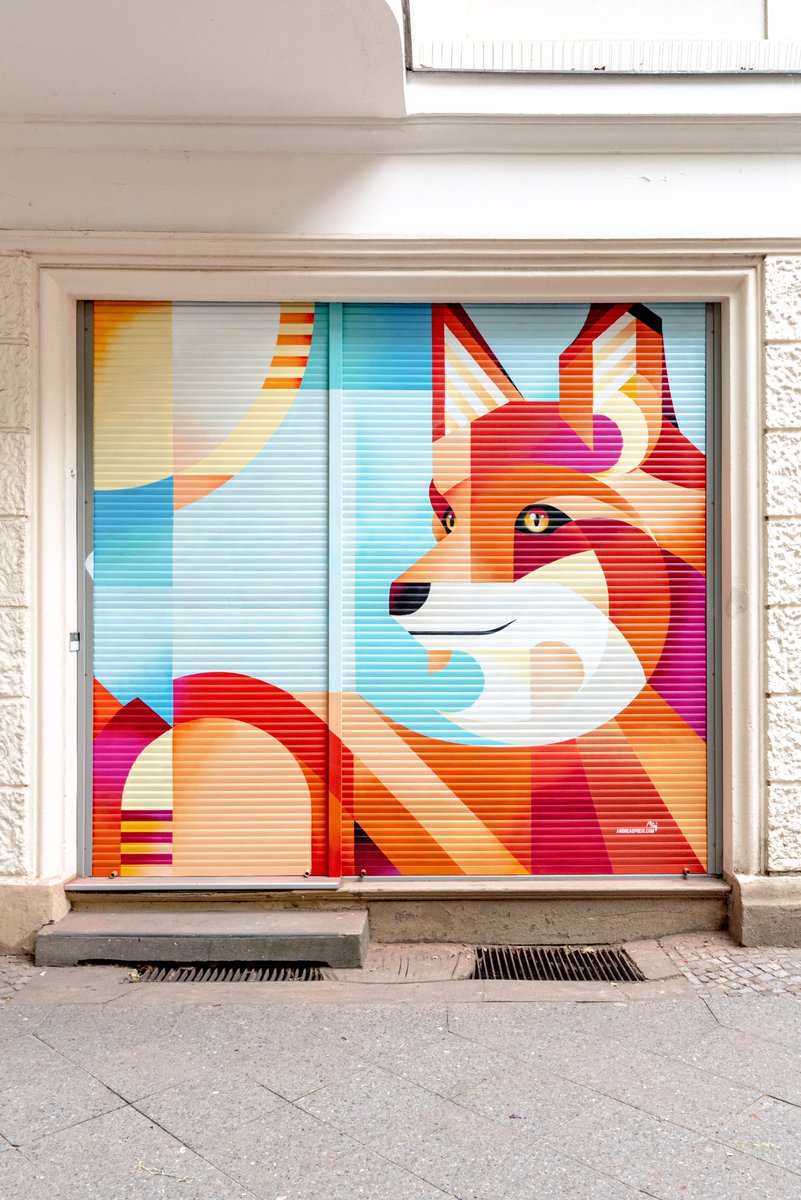 andreaspreis's tweet image. Had lots of fun painting a few more shutters in #Berlin