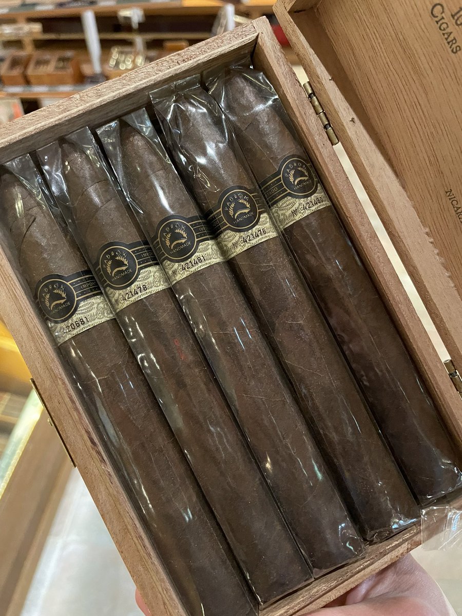 The <a href="/padroncigars/">Padrón Cigars</a> Black PB97 Maduro just hit the shelves at our retail store. It might be time….If you could only buy one, would you smoke it now or save it for a special occasion?

#cigar #cigars