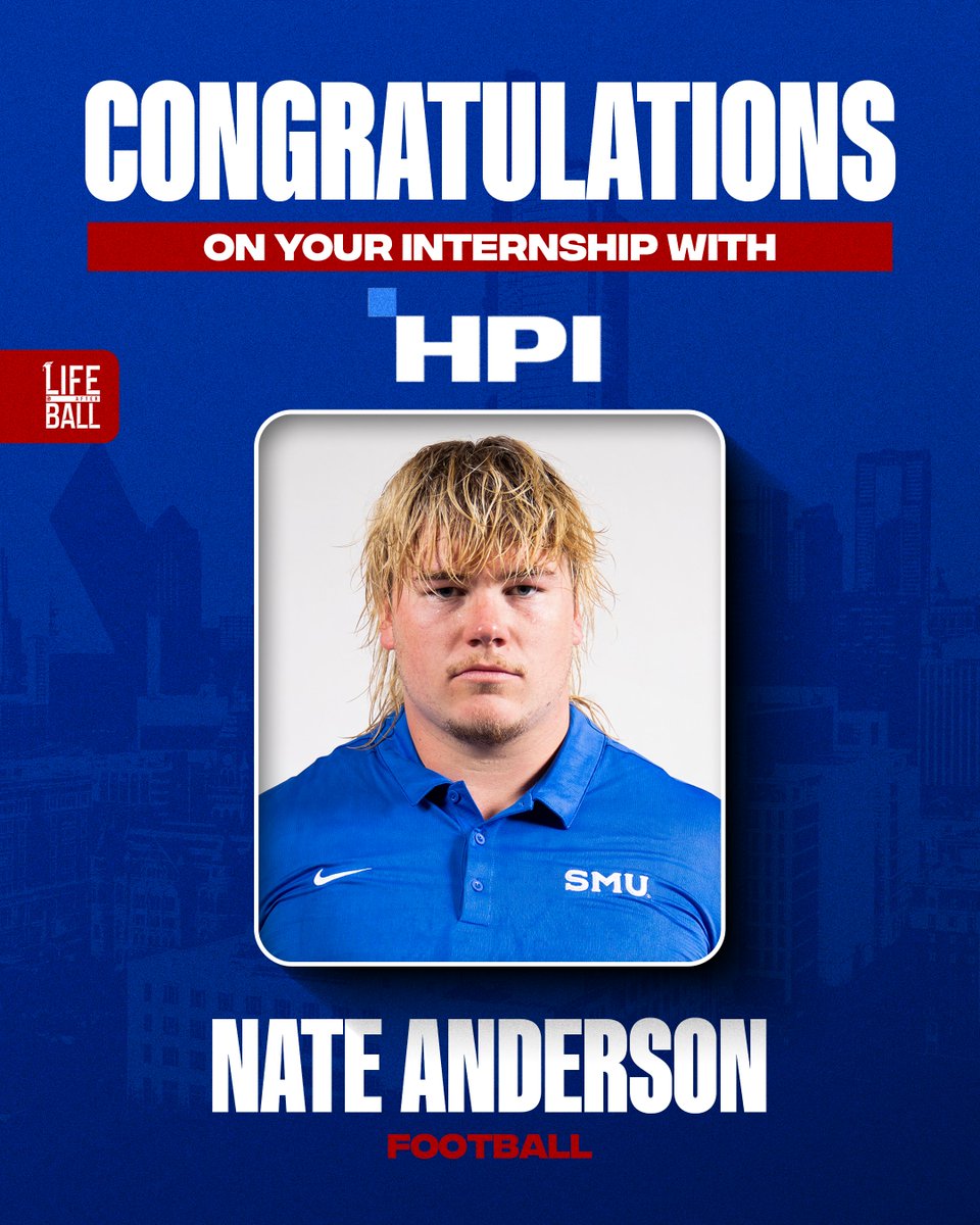 LifeAfterBall_'s tweet image. Congratulations to Nate Anderson on your internship with HPI Real Estate Services & Investments! #LifeAfterBall #Internship @SMUFB