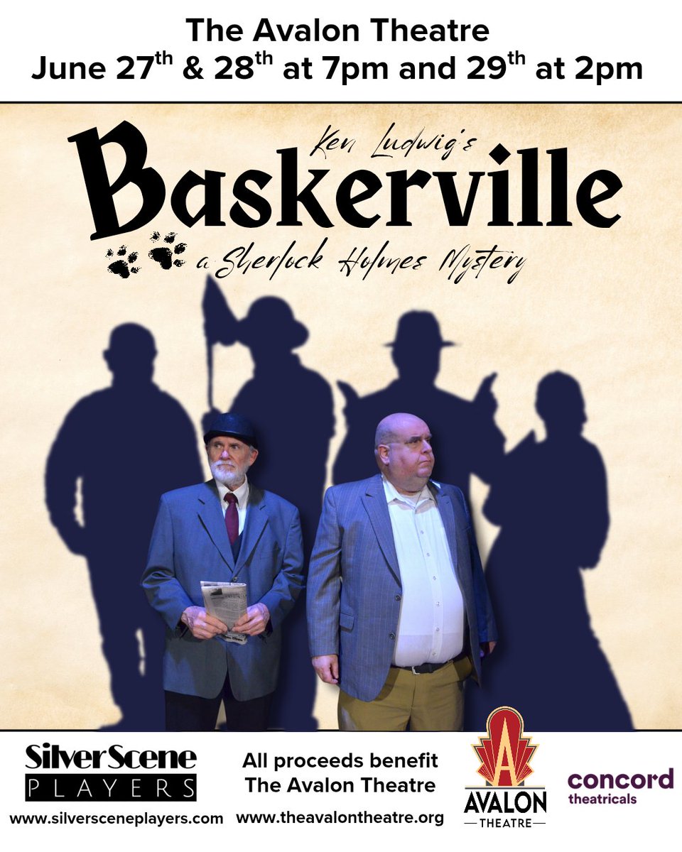 silversceneplay's tweet photo. Don't Wait!  Come buy your tickets now to see our show!  https://t.co/94lG1NaYgy  June 27th &amp; 28th at 7pm and June 29th at 2pm @theavalontheatre. All proceeds benefit "The Avalon Theatre." In cooperation with @concordshows.  #silversceneplayers #theavalontheatre #concordshows https://t.co/SOBG8hGHOE