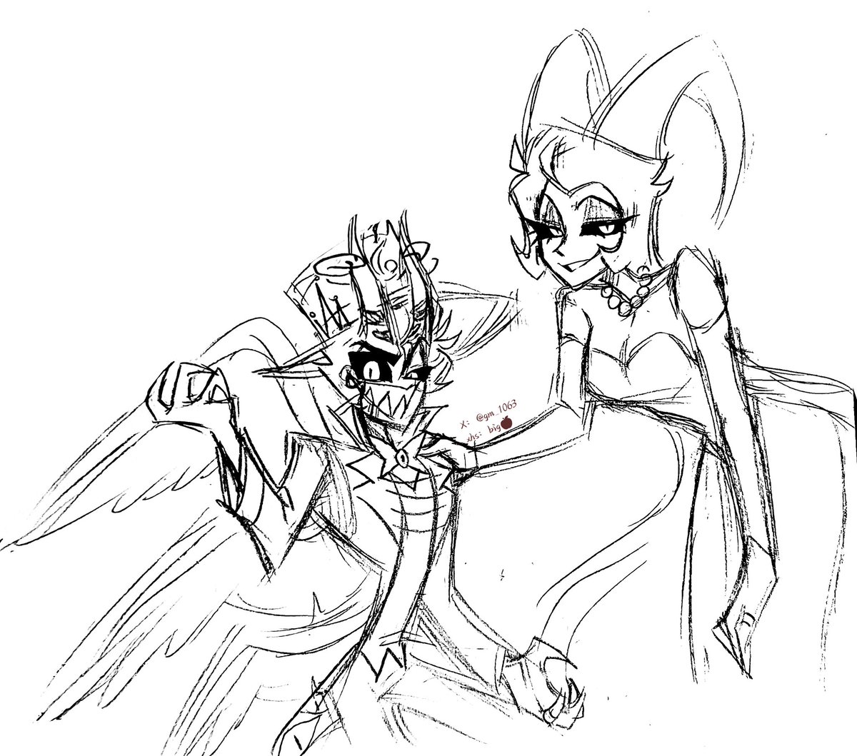 #lucilith 其实很喜欢这个草稿的，但动力0%