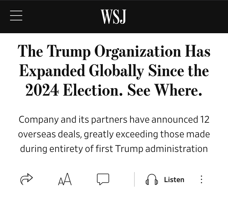The Republican tax bill includes a $164 BILLION tax break for corporations who invest offshore.

I'm sure that's not related.
