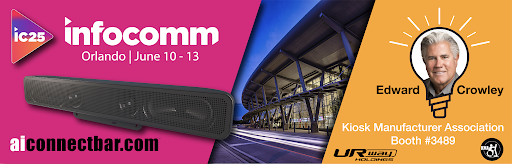 InfoComm is one week away, North America's best place to be for ProAV, Kiosks, Digital Signage, LED Displays and more, stop by the KMA booth #3489 and see URway Holdings and our new AI Connect Bar that helps unify, streamline, empower Conversational AI. #infocomm2025 #ai #kiosk