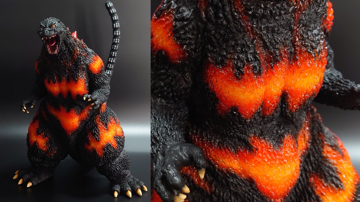 ご依頼者様より了承いただき しぃた氏原型:STUDIO24さんのゴジラ1995