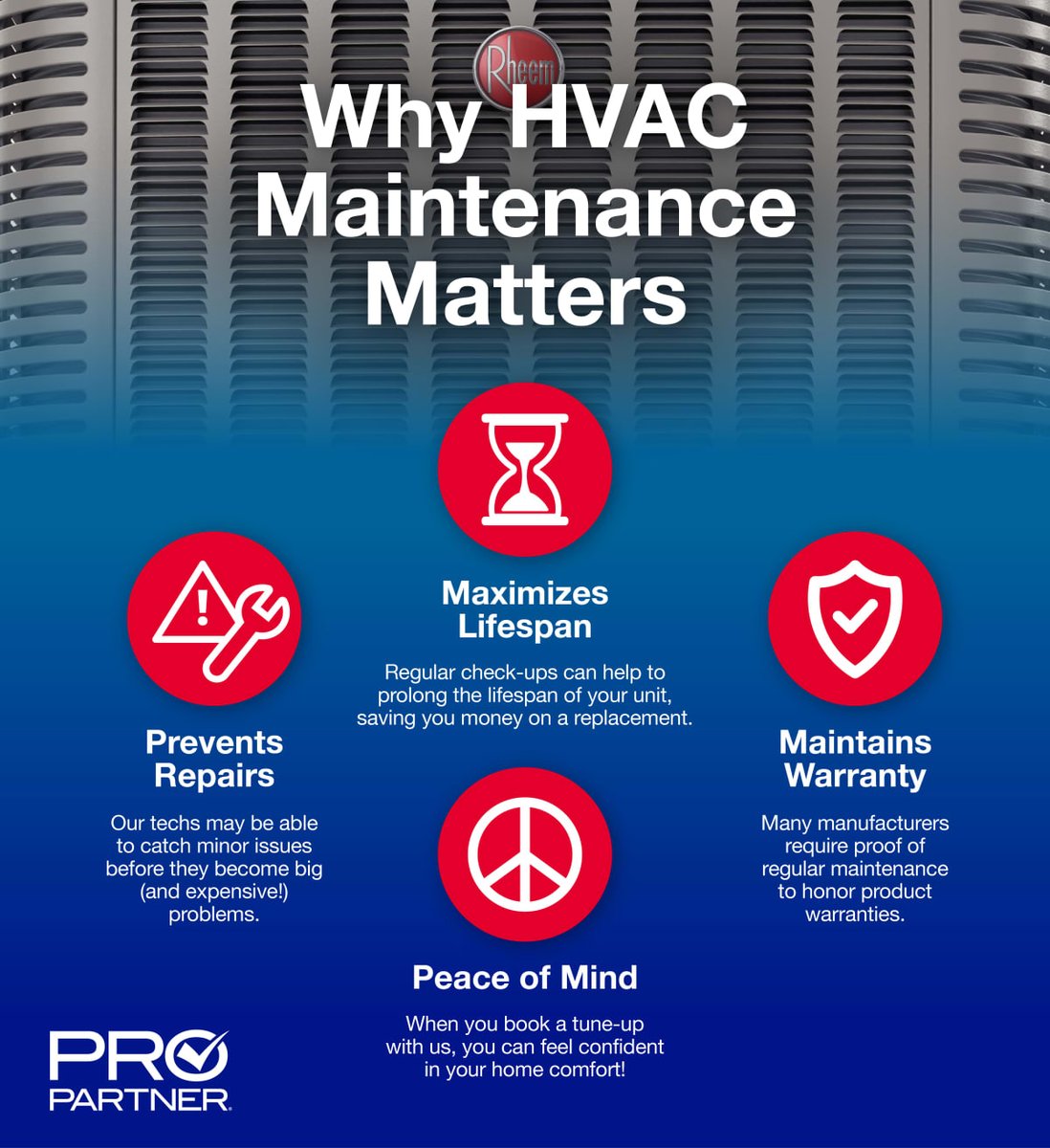 HVAC systems are an investment—make sure you’re protecting yours! 💪 Routine professional maintenance ensures your system is in top shape for when you need it most. 

Need to book your annual tune-up? Give our team a ring! 📞