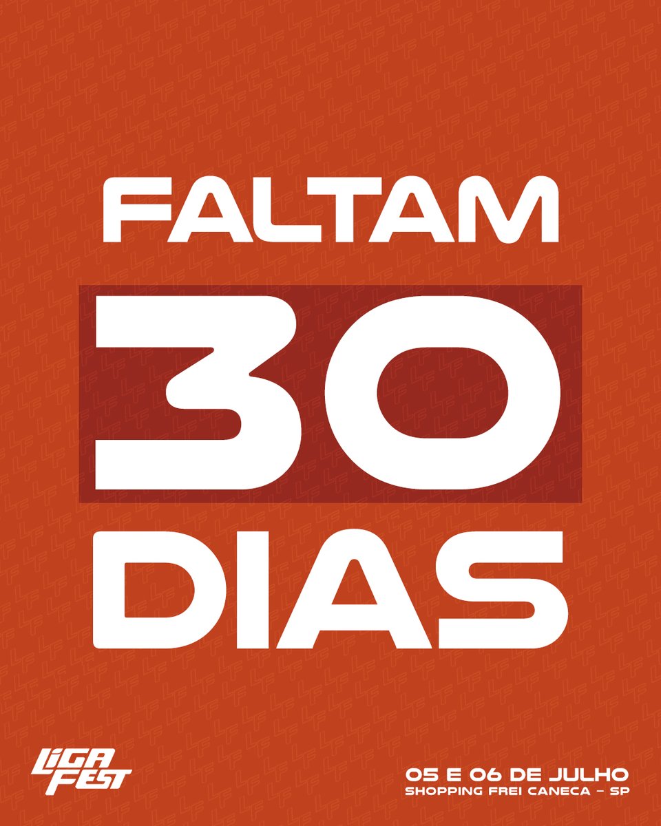 LigaFest's tweet photo. É isso mesmo que você leu, faltam apenas 30 dias para a 2º Edição do MAIOR EVENTO DE CARD GAMES DA ÁMERICA LATINA!

Garanta já o seu ingresso para o maior evento de card games da América Latina em: https://t.co/AJT7DtxcGP

Lembrando, a entrada para o evento é 100% gratuita! https://t.co/voeotRSpJr