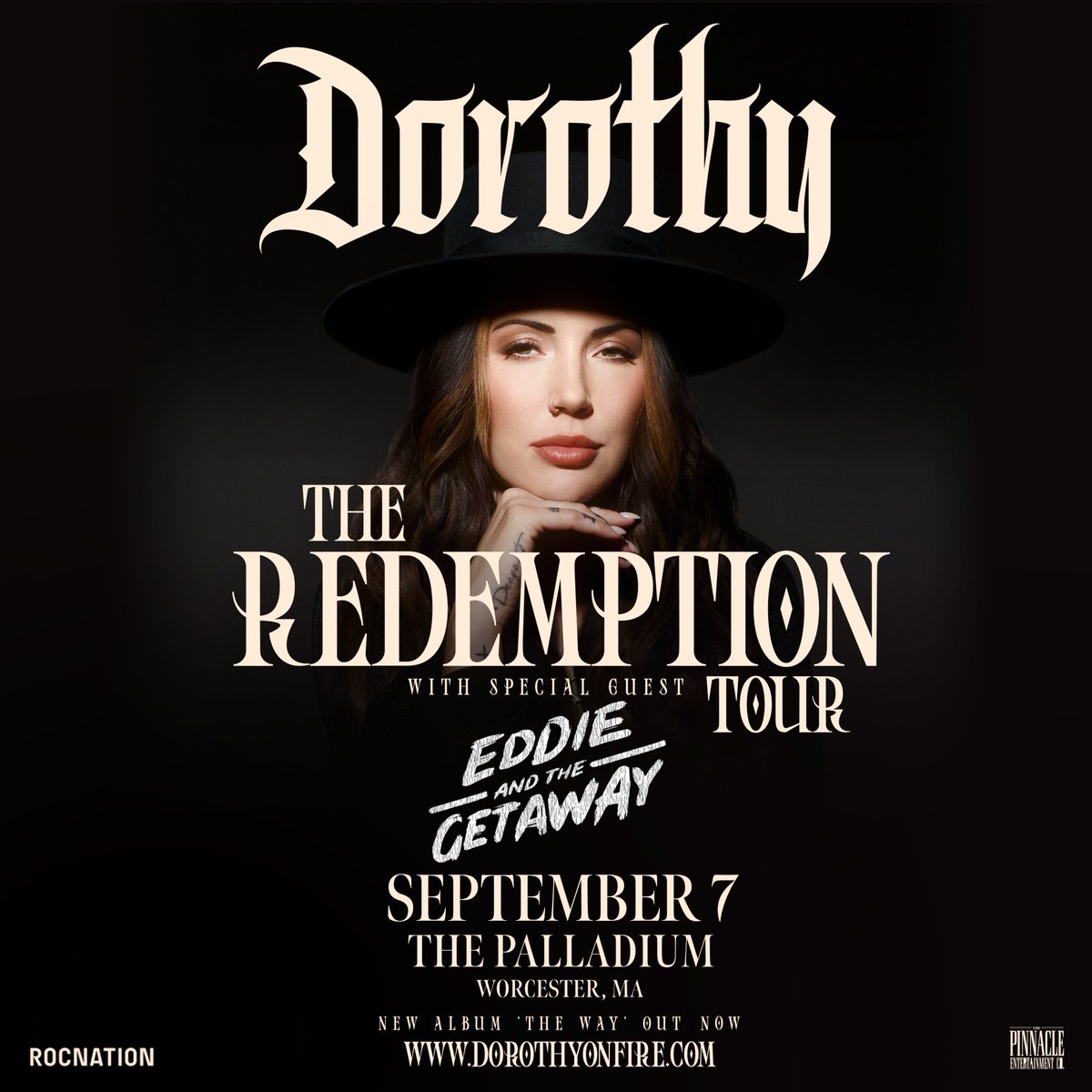 PRESALE ALERT🚨
Use code WOOSTA25 to get your tickets early for <a href="/itsdorothysucka/">DOROTHY</a> with <a href="/eddiegetaway/">Eddie And The Getaway</a> at the Palladium!

Grab tickets &amp; we'll see you there: hive.co/l/dorothy-97