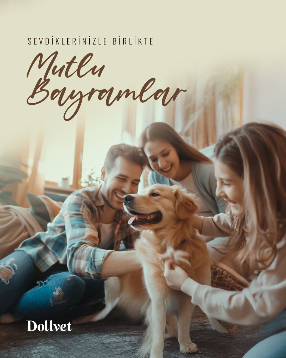 Sevdiklerinizle birlikte sağlık, huzur ve bol neşe dolu bir bayram geçirmeniz dileğiyle…

Bayramınız kutlu olsun.

#dollvet #mutlubayramlar