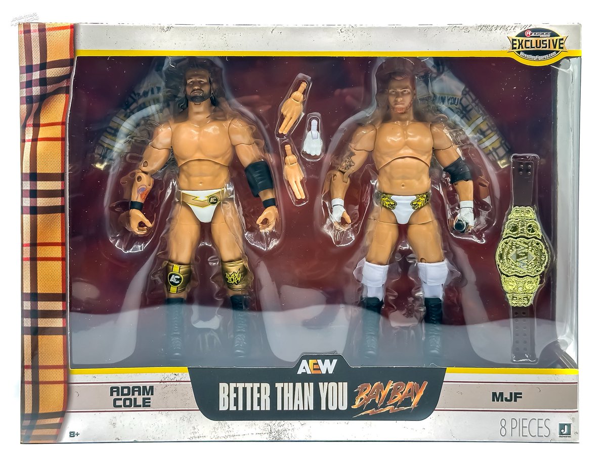 Adventures in Collecting Podcast (@aic_podcast) on Twitter photo 🦘BETTER THAN YOU BAY BAY🦘
Available now @ringsidec — the “Better Than You Bay Bay” represents one of our favorite storylines from #AEW with the unlikely babyface pairing of <a href="/The_MJF/">Maxwell Jacob Friedman™️</a> & <a href="/AdamColePro/">Adam Cole</a> — save 10% on this @aewbyjazwares release w/ code AIC
ringsidecollectibles.com/aew-wrestling-… 🦘BETTER THAN YOU BAY BAY🦘
Available now @ringsidec — the “Better Than You Bay Bay” represents one of our favorite storylines from #AEW with the unlikely babyface pairing of <a href="/The_MJF/">Maxwell Jacob Friedman™️</a> & <a href="/AdamColePro/">Adam Cole</a> — save 10% on this @aewbyjazwares release w/ code AIC
ringsidecollectibles.com/aew-wrestling-…