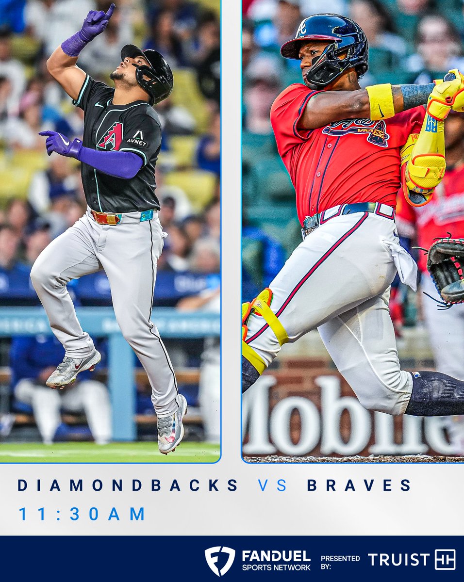 Ronald Acuña Jr. carries a .341/.413/.610 slash line into today's matinee.

<a href="/Truist/">Truist</a> | #BravesCountry