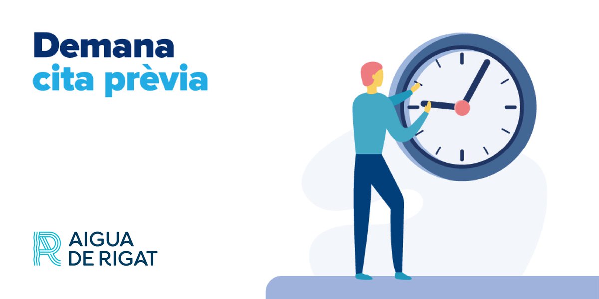 📄 Tens algun dubte sobre el teu contracte de l'#aigua? T'atendrem de forma personalitzada el dia i l'hora que millor s'adapti a la teva disponibilitat.

#AIGUADERIGATambtu

Pots sol·licitar la teva cita prèviament a la nostra pàgina web.

➡️ aiguaderigat.cat/cita-previa