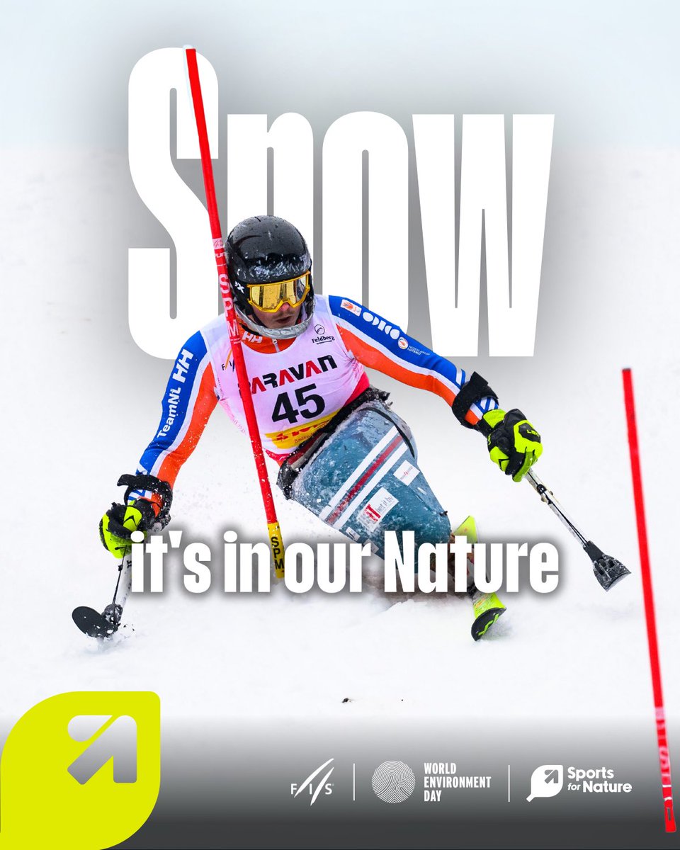 #ParaSnowSports (@parasnowsports) on Twitter photo There’s no day like #WorldEnvironmentDay to highlight FIS’ commitment to protect the planet − in particular, our sport’s own, magical environment: snow. ❄️
But what if one day it no longer is?
<a href="/SportsForNature/">Sports For Nature</a>
#worldenvironmentday #fortheloveofsnowsports #fissustainability There’s no day like #WorldEnvironmentDay to highlight FIS’ commitment to protect the planet − in particular, our sport’s own, magical environment: snow. ❄️
But what if one day it no longer is?
<a href="/SportsForNature/">Sports For Nature</a>
#worldenvironmentday #fortheloveofsnowsports #fissustainability