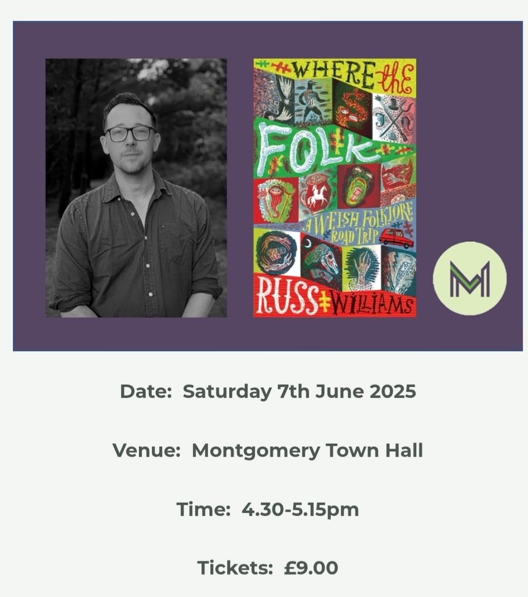 Get me while you still can! I've got my last confirmed event for 'Where the Folk' this weekend (for now, at least).. looking forward to chatting with <a href="/owen/">owen</a>.staton at <a href="/montylitfest/">Monty Lit Fest</a> and enjoying the festivities after the show. Should be fun! #bookevent #authortalk #welshfolklore