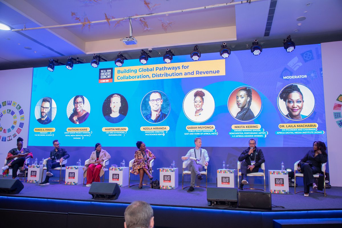 The second panel of the day: “Monetising Creativity: Strengthening the Business Case for Content.”

Moderated by Dr. Laila Macharia, Director at Africa Digital Media Institute and Aspen Africa Initiative (<a href="/ADMIafrica/">Africa Digital Media Institute</a>), the discussion brought together key industry players who