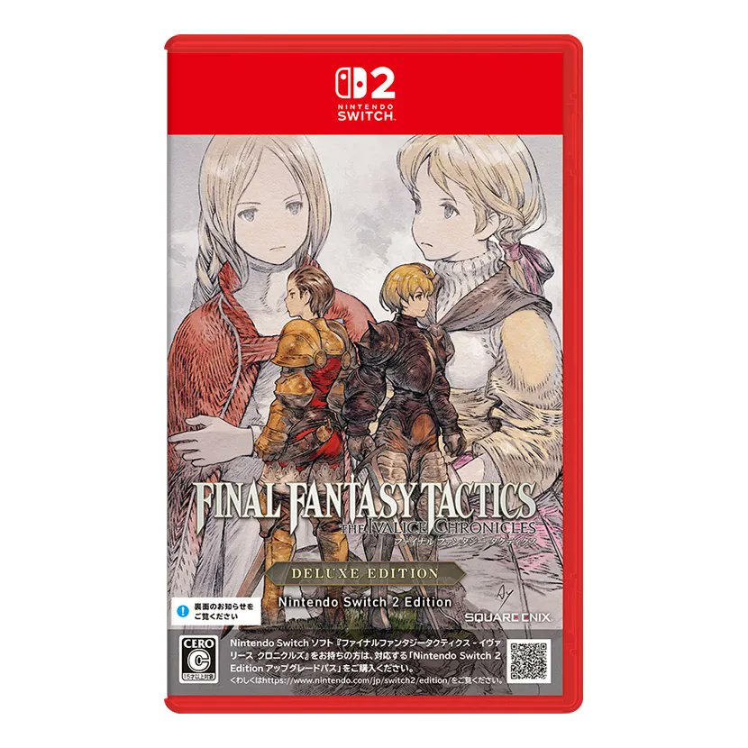 Final Fantasy Tactics: The Ivalice Chronicles
▶️Sin traducir al español
▶️Sin las clases ni añadidos de la versión de PSP
▶️Sin HD-2D
▶️Switch 2 solo con un código en la caja
▶️60 pavos por un juego del 1997

Square Enix tratando bien a sus clásicos y a sus clientes 👍