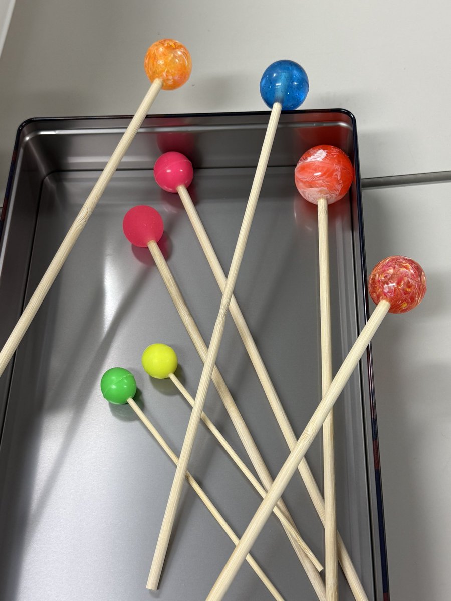 今回、スーパーボールマレットも自作してみました！
#Superball #mallet
#スーパーボール #マレット
#自作 #打楽器