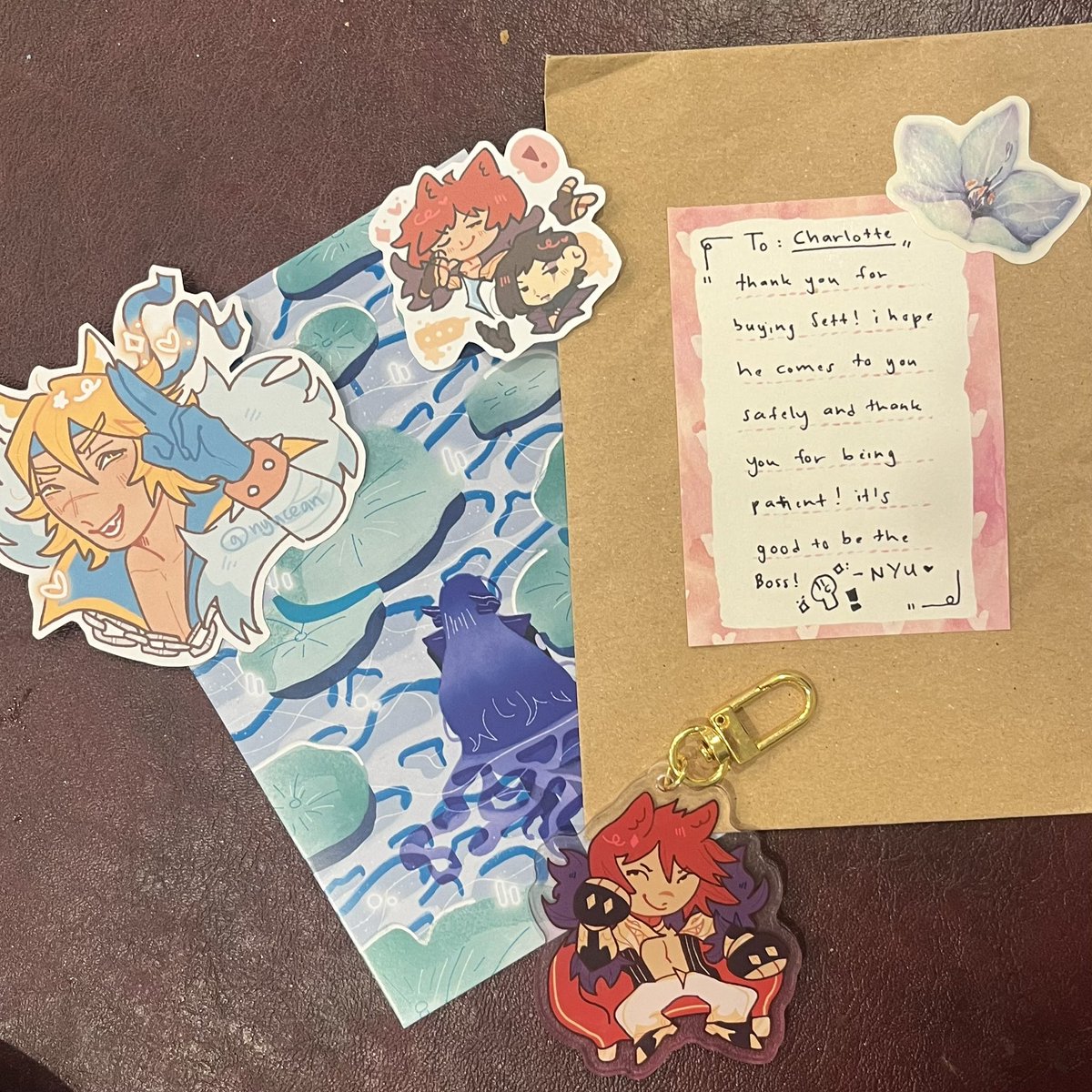 hime_bun's tweet photo. little haul from @hades_sett and @nyucean 🥺🥺 i’ve been sustained, life extended by five years https://t.co/GMEVlSDBGC