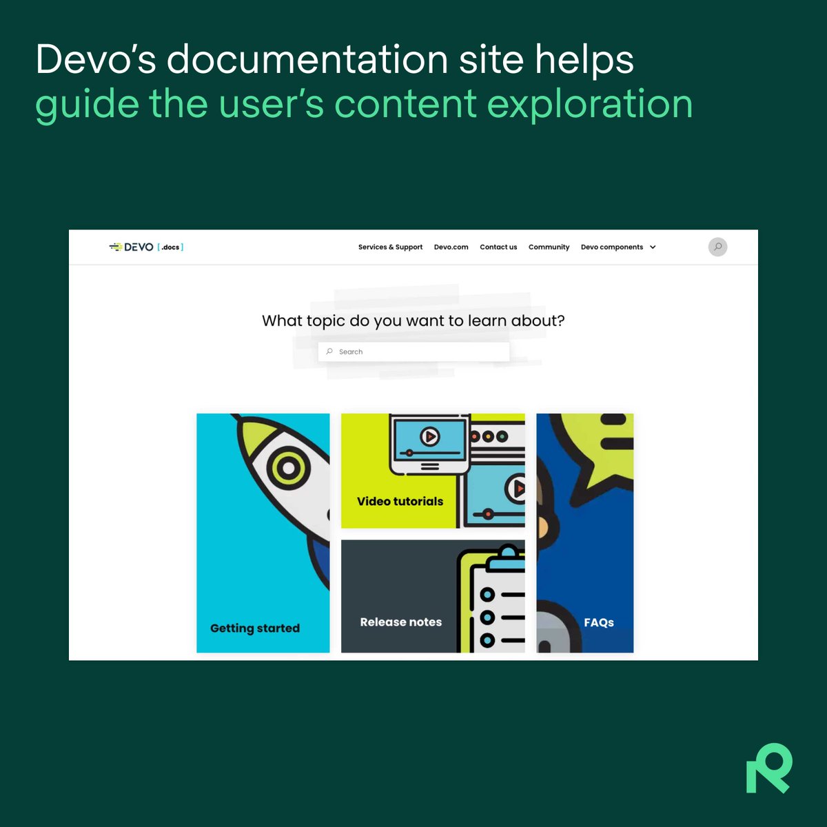 ⚡ Devo's #documentation site sets the bar.

Built on #Confluence and powered by #RefinedSites, it's fast, clear, and user-friendly – everything a great knowledge base should be.

We featured it in our latest blog on standout doc sites ➡️ hubs.li/Q03qTjmD0

#Atlassian