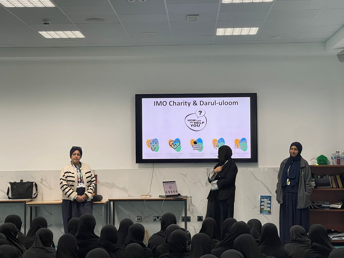 IMO Charity (@imocharity) on Twitter photo ✨ Great vibes at <a href="/Jamia_Blackburn/">Jamiatul Ilm Walhuda</a> Girls School today!
We loved sparking real talk on self-care & mental health at our Wellness Assembly 🌱💬
Big thanks to the students for championing youth wellbeing! 💚 #MentalHealth #Wellness ✨ Great vibes at <a href="/Jamia_Blackburn/">Jamiatul Ilm Walhuda</a> Girls School today!
We loved sparking real talk on self-care & mental health at our Wellness Assembly 🌱💬
Big thanks to the students for championing youth wellbeing! 💚 #MentalHealth #Wellness