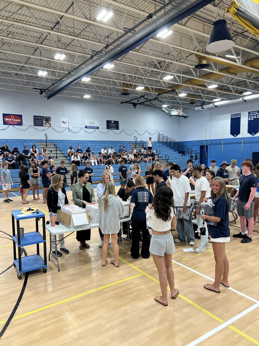 The countdown is on! After graduation practice today, the Class of 2025 picked up their caps and gowns in preparation for Saturday's ceremony. One step closer to graduation! We can't wait to celebrate with you!