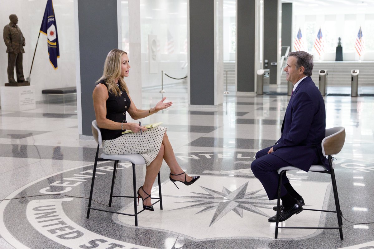 CIA (@cia) on Twitter photo This week <a href="/DCIARatcliffe/">John Ratcliffe</a> welcomed <a href="/LaraLeaTrump/">Lara Trump</a> to discuss his top priorities <a href="/CIA/">CIA</a>. He also shared stories about brave CIA officers & legendary missions during a tour of the CIA Museum. Catch the exclusive interview this Saturday! This week <a href="/DCIARatcliffe/">John Ratcliffe</a> welcomed <a href="/LaraLeaTrump/">Lara Trump</a> to discuss his top priorities <a href="/CIA/">CIA</a>. He also shared stories about brave CIA officers & legendary missions during a tour of the CIA Museum. Catch the exclusive interview this Saturday!