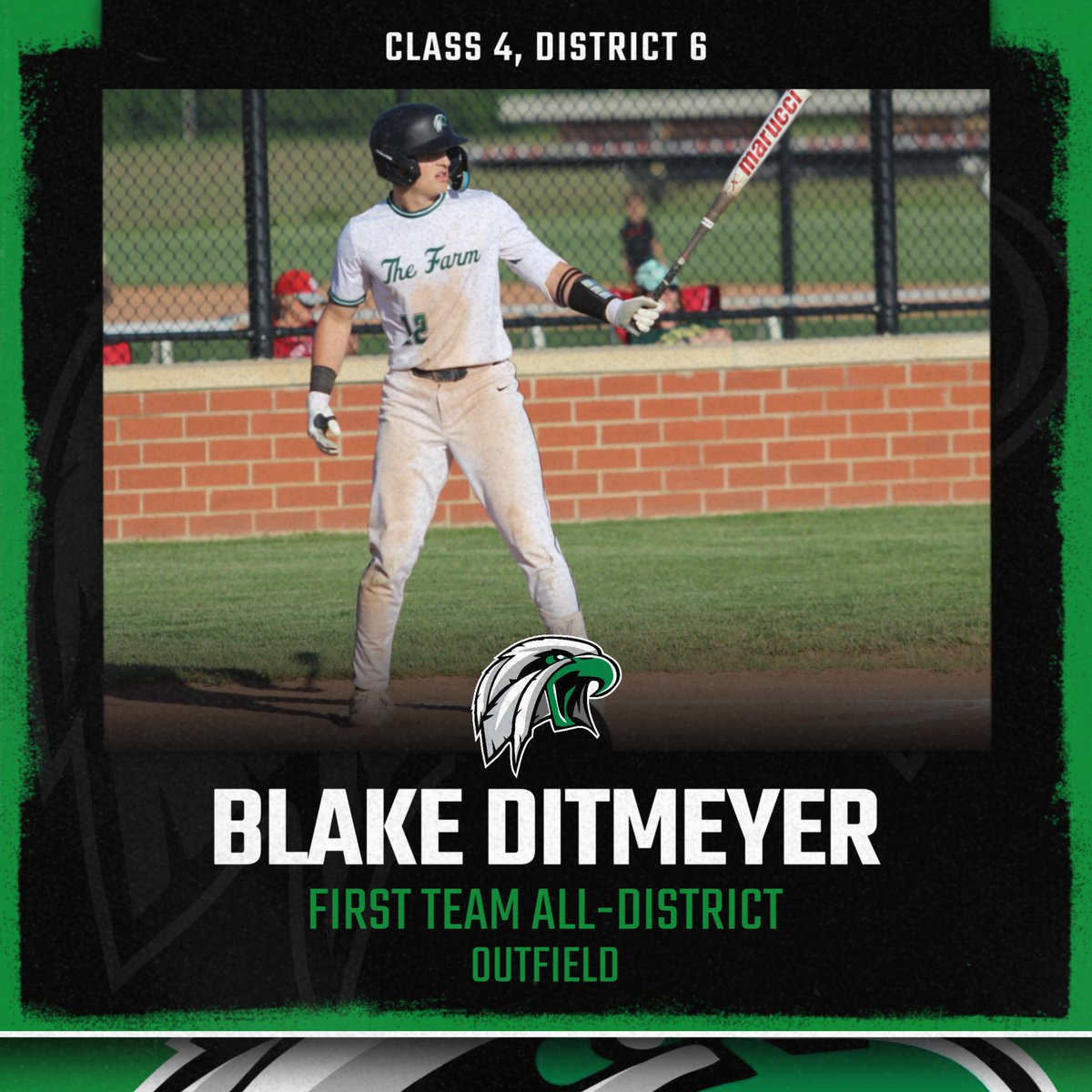 Orchard Farm Baseball (@ofhs_baseball) on Twitter photo Congratulations to <a href="/blake_ditmeyer/">Blake Ditmeyer</a> for earning 1st Team All-District Honors as an Outfielder! Congratulations to <a href="/blake_ditmeyer/">Blake Ditmeyer</a> for earning 1st Team All-District Honors as an Outfielder!