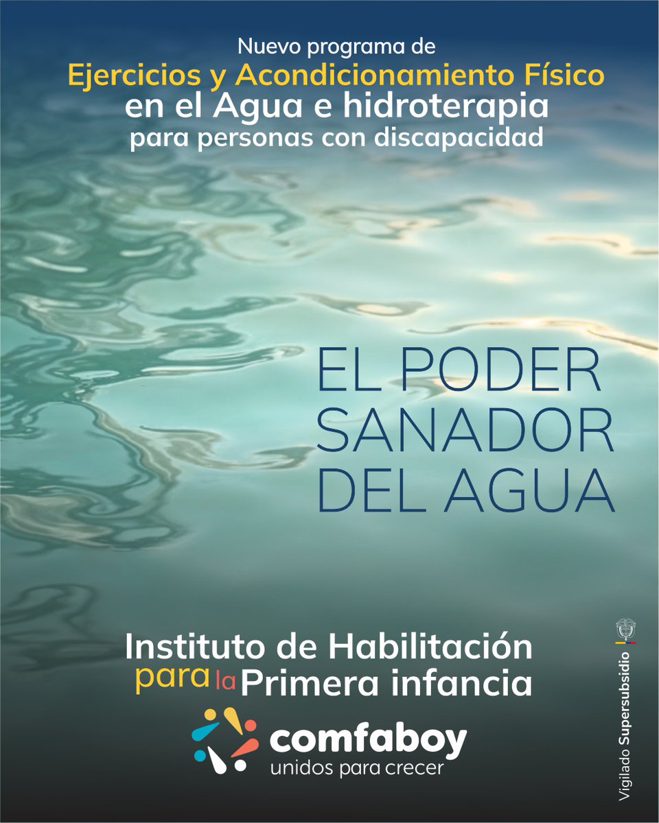 comfaboy's tweet photo. 💧El agua también es terapia.
En Comfaboy, apoyamos el desarrollo de niños con trastornos físicos o del neurodesarrollo a través de ejercicios en el agua.
Mejoran su movilidad, fuerza y bienestar emocional. 💙
📍 Tunja | Más info 👉 https://t.co/XbIkdmeKgy
#Hidroterapia #Comfaboy https://t.co/7FQzlcVdbF