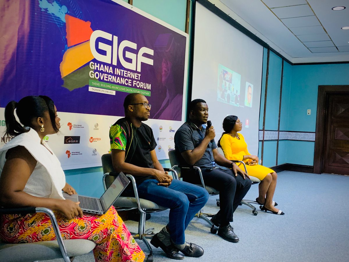 GhanaYouthIGF's tweet photo. A panel discussion on shaping  tomorrow today: A digital-forward vision for youth in Ghana. @IdaPadikuor  @Orficial_Yhaw @Abocco @isocghana @intgovforum 
#GIGF25
#YIGF25 https://t.co/ugbNpHcgL4
