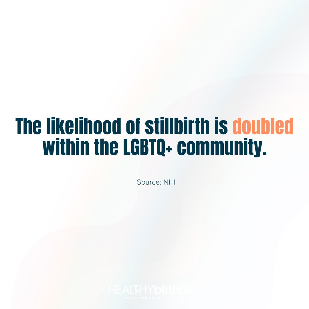 The National Institutes of Health (<a href="/NIH/">NIH</a>) reports that people in the LGBTQ+ community face an increased risk of adverse birth outcomes like stillbirth. Research highlights the need for increased access to culturally sensitive maternal health services for the LGBTQ+ community.