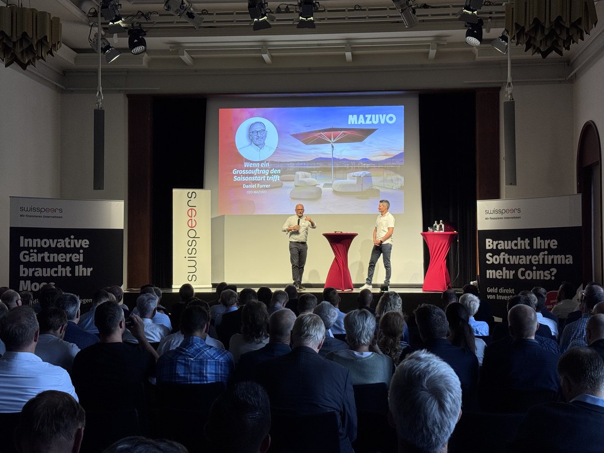 🥂 𝗚𝗲𝘀𝘁𝗲𝗿𝗻 𝗳𝗮𝗻𝗱 𝘂𝗻𝘀𝗲𝗿 𝟴. 𝗣𝗲𝗲𝗿𝗘𝘃𝗲𝗻𝘁 𝘀𝘁𝗮𝘁𝘁. 𝗛𝗲𝘂𝘁𝗲 𝘀𝗮𝗴𝗲𝗻 𝘄𝗶𝗿 𝗗𝗮𝗻𝗸𝗲. 180 Gäste haben den Abend belebt – mit Offenheit, Neugier und echtem Interesse.

Besonderer Dank an unsere Referenten:

👉 Markus Naef (CEO, bexio AG
👉 Raphael Wiser