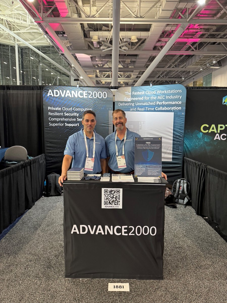 Come visit the Advance2000 team at Booth 1881 and be among the first to hear about ACC DR Service!

Don't miss it - stop by and see how we’re redefining data resilience!

#Advance2000 #AIA25 #AECIndustry #DataProtection #ACCDRService #AutodeskConstructionCloud