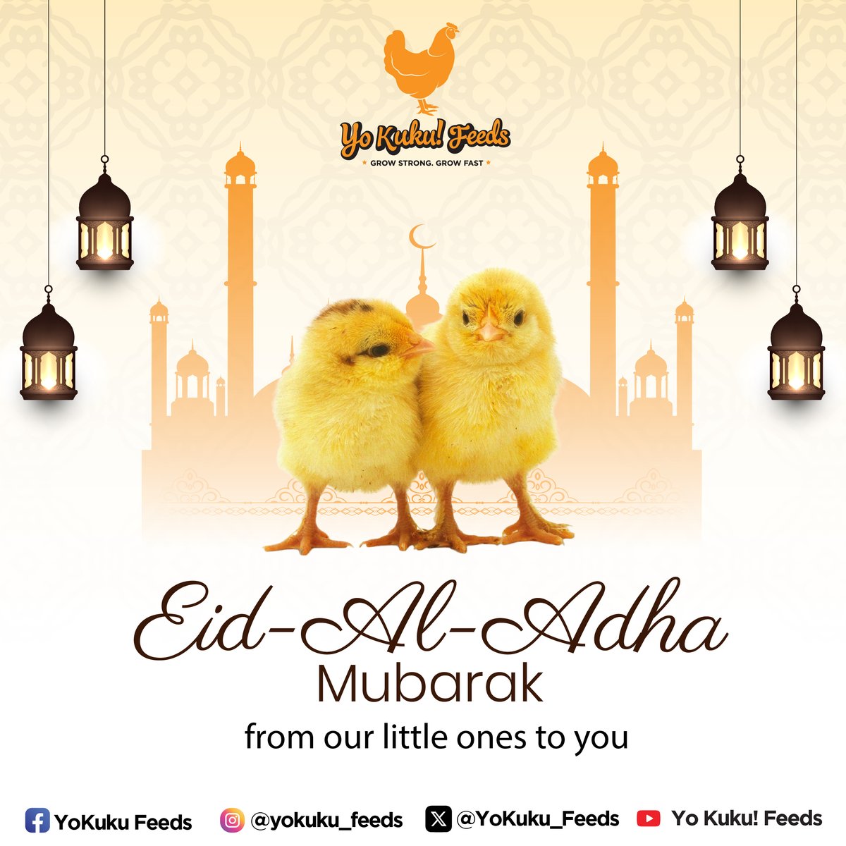 YoKuku_Feeds's tweet photo. Eid Mubarak, to all the Muslims fraternity. Let's celebrate love and togetherness.
#GrowStrongGrowFast https://t.co/Pro2IpJX2m