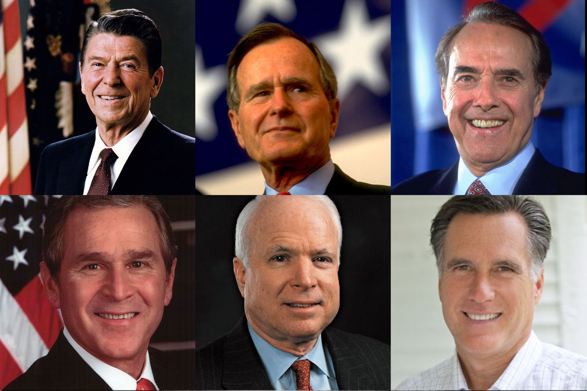 We didn't need a cult of personality around these men.

They led with character and dignity, and America respected them for it.

Let's get that back.