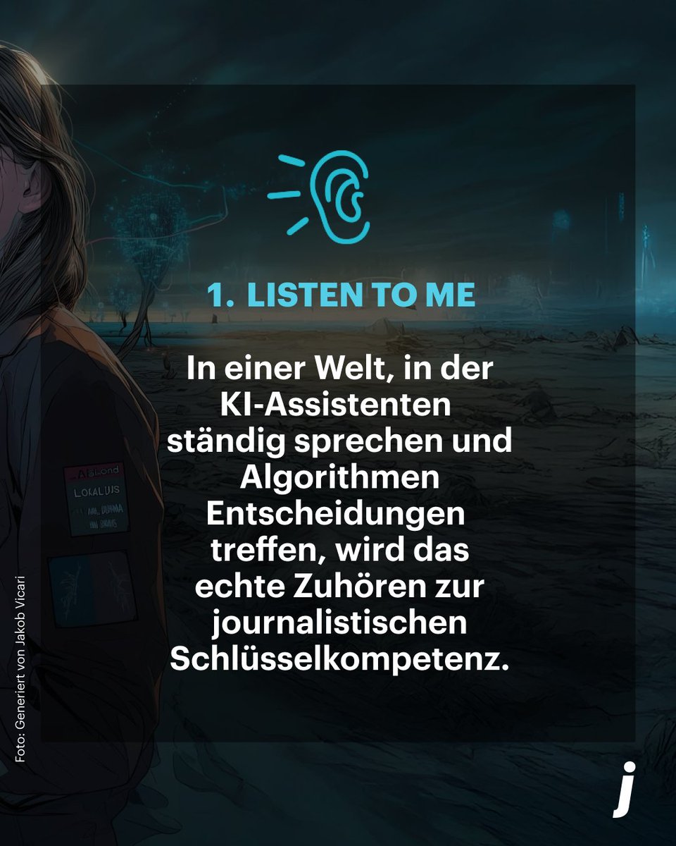 journ_online's tweet image. Was erwarten Menschen von Journalismus im Jahr 2035?
Jakob Vicari geht im journalist auf eine fiktive Reise und stellt dabei neue Paradigmen für den Journalismus im KI-Zeitalter auf.
Alle Paradigmen hier frei lesen: journalist.de/werkstatt/werk…