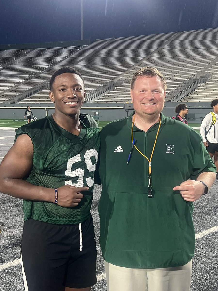 MichaelPugh24's tweet image. Had a great time competing at @EMUFB last night. Thanks @CoachBenNeedham for the great coaching and I’m looking forward to being back on campus soon! #ETOUGH