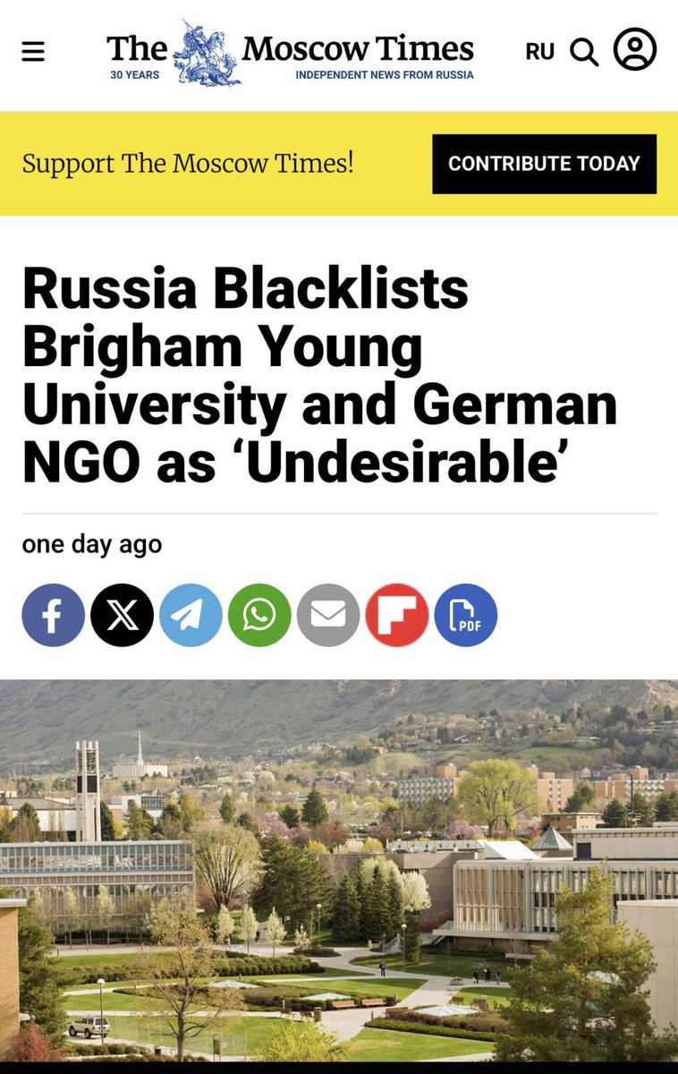 Dear Russia, Welcome to the party.