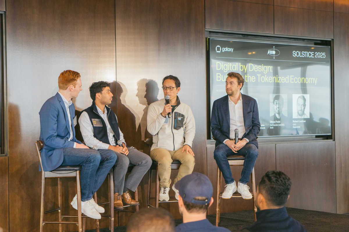 galaxyhq's tweet photo. The third annual Galaxy Solstice brought together over 100 institutional leaders, asset allocators, and founders for a day of high-level dialogue on the future of digital finance.

At a pivotal moment for our industry, we exchanged ideas, challenged assumptions, and built meaningful connections.

Solstice exists to bring together the people and perspectives that move the industry forward.

#GalaxySolstice