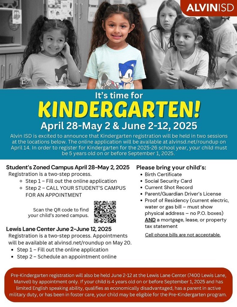 Need to enroll your Pre-K or Kindergarten student, check out the information below!