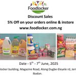 Photo by FoodlockerAfrica (@FoodlockerNG)
