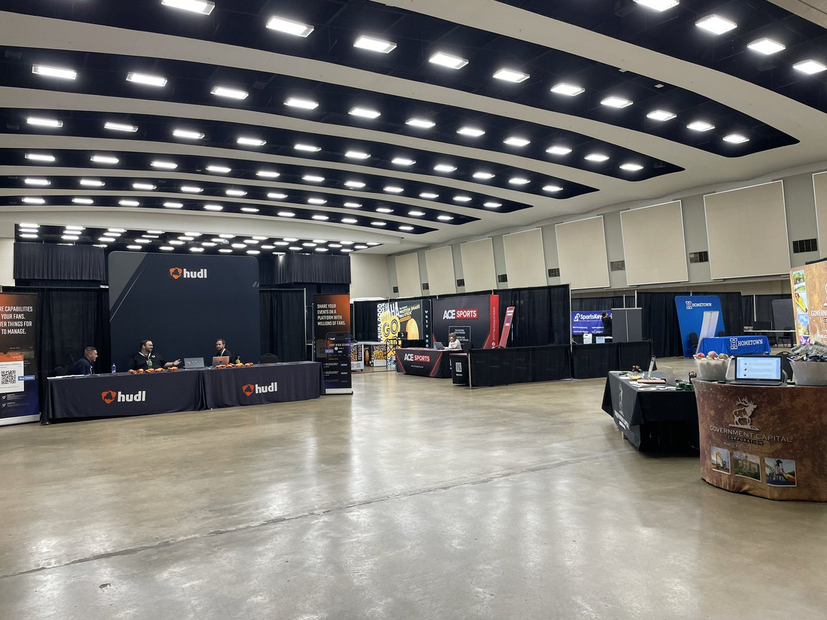 Exhibit Hall for this year’s TAPPSCON at the Waco Convention Center!

We’re grateful again to be guests of <a href="/TAPPSbiz/">TAPPS</a> for the fifth straight year.

Have already had a chance to catch up with TAPPS Leadership, a few board members and a good number of coaches.