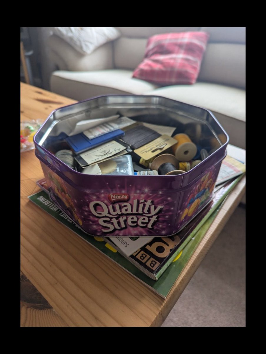 AndrewKiggins's tweet photo. In a world full of division, it is important to find common ground. Regardless of what culture you come from, your grandma will always bait you with a metal tin made for candy. Getting your hopes high only to see it's filled with sewing supplies. https://t.co/QFOQcFRTyb