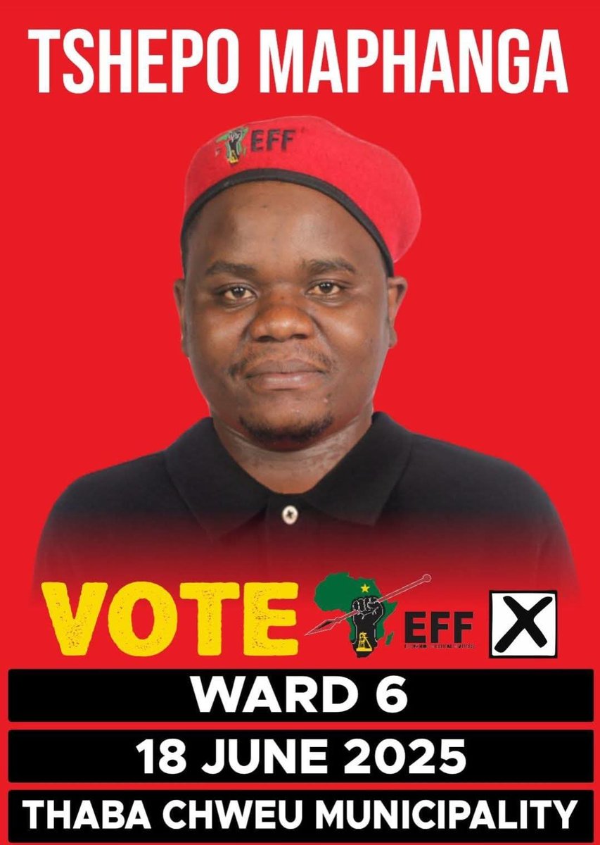 Shaun Dlanjwa (@shaun_dlanjwa) on Twitter photo Vote for the People's Movement, the only political party that works for the people everywhere else in South Africa, <a href="/EFFSouthAfrica/">Economic Freedom Fighters</a> ngumbutho osebenzela abantu bonke. #VoteEFF🌹♥️❤️ Vote for the People's Movement, the only political party that works for the people everywhere else in South Africa, <a href="/EFFSouthAfrica/">Economic Freedom Fighters</a> ngumbutho osebenzela abantu bonke. #VoteEFF🌹♥️❤️