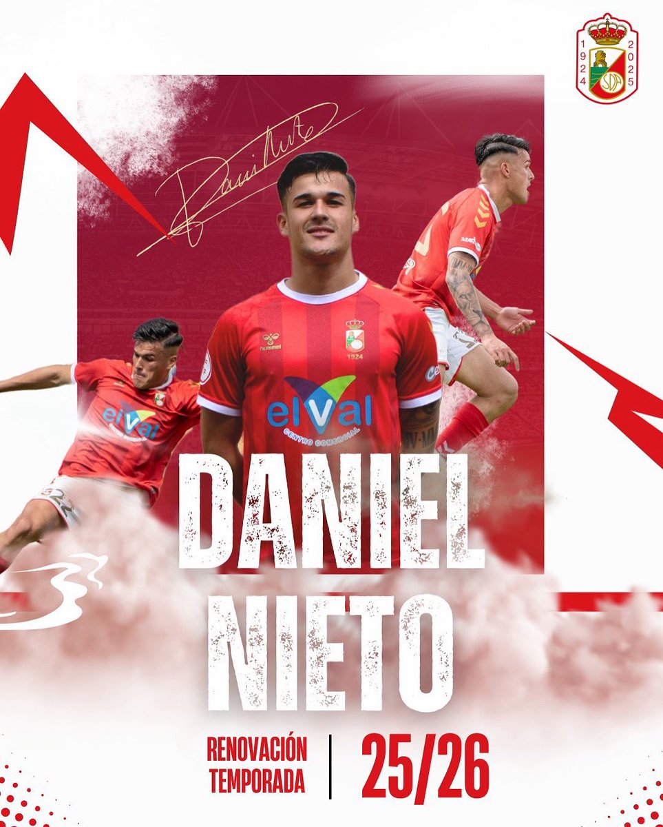 FichajesDBronce's tweet image. #SegundaRFEF | La @rsda_oficial apuesta por la continuidad de Dani Nieto, joven lateral de 21 años que ha brillado esta temporada con 29 partidos y 4 goles.

Se formó en el #RayoVallecano y con pasado en #MexicoFC 🇲🇽, ha sido clave en el ascenso del Alcalá