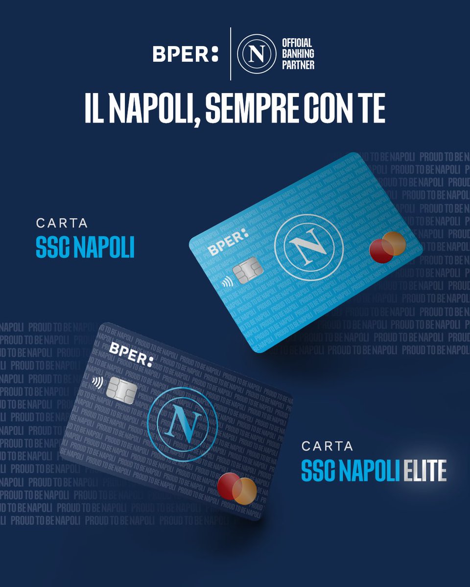 Image for the Tweet beginning: Le Carte SSC Napoli di