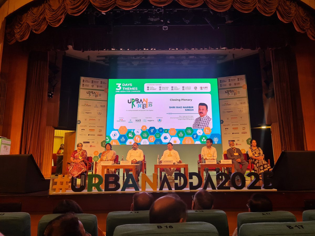 Raahgiri Foundation (@raahgiri_fdn) on Twitter photo We’re honoured to welcome Shri Rao Narbir Singh (<a href="/RaoNarbir/">Rao Narbir Singh</a>), Hon’ble Cabinet Minister, Environment & Forest Department, Government of Haryana, at #UrbanAdda25 today!👇
<a href="/MORTHIndia/">MORTHINDIA</a> <a href="/MoHUA_India/">Ministry of Housing and Urban Affairs</a> <a href="/YASMinistry/">YAS Ministry</a> <a href="/DoWRRDGR_MoJS/">Ministry of Jal Shakti, DoWR, RD&GR, GoI</a> <a href="/CAQM_Official/">Commission for Air Quality Management</a> We’re honoured to welcome Shri Rao Narbir Singh (<a href="/RaoNarbir/">Rao Narbir Singh</a>), Hon’ble Cabinet Minister, Environment & Forest Department, Government of Haryana, at #UrbanAdda25 today!👇
<a href="/MORTHIndia/">MORTHINDIA</a> <a href="/MoHUA_India/">Ministry of Housing and Urban Affairs</a> <a href="/YASMinistry/">YAS Ministry</a> <a href="/DoWRRDGR_MoJS/">Ministry of Jal Shakti, DoWR, RD&GR, GoI</a> <a href="/CAQM_Official/">Commission for Air Quality Management</a>