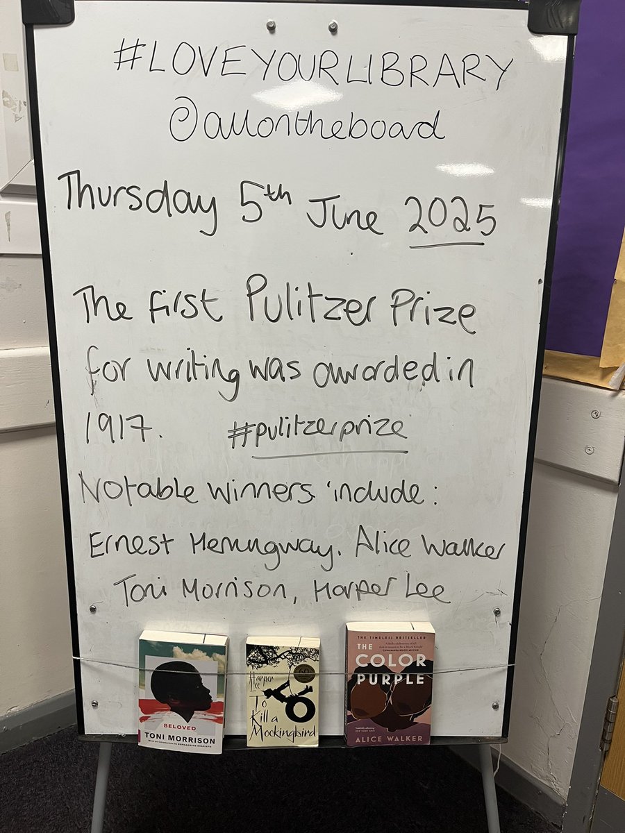 Bishop Challoner OLC (@bc_olc) on Twitter photo On this day in 1917 the Pulitzer Prize was first introduced - celebrating excellence in journalism, arts and letters. <a href="/PulitzerPrizes/">The Pulitzer Prizes</a> <a href="/BC_EnglishDept/">BC English Dept</a> <a href="/uksla/">School Library Association (SLA)</a> <a href="/GreatSchLibs/">Great School Libraries</a> <a href="/Literacy_Trust/">National Literacy Trust</a> <a href="/BishopChalloner/">Bishop Challoner Catholic College</a> <a href="/allontheboard/">All On The Board</a> On this day in 1917 the Pulitzer Prize was first introduced - celebrating excellence in journalism, arts and letters. <a href="/PulitzerPrizes/">The Pulitzer Prizes</a> <a href="/BC_EnglishDept/">BC English Dept</a> <a href="/uksla/">School Library Association (SLA)</a> <a href="/GreatSchLibs/">Great School Libraries</a> <a href="/Literacy_Trust/">National Literacy Trust</a> <a href="/BishopChalloner/">Bishop Challoner Catholic College</a> <a href="/allontheboard/">All On The Board</a>