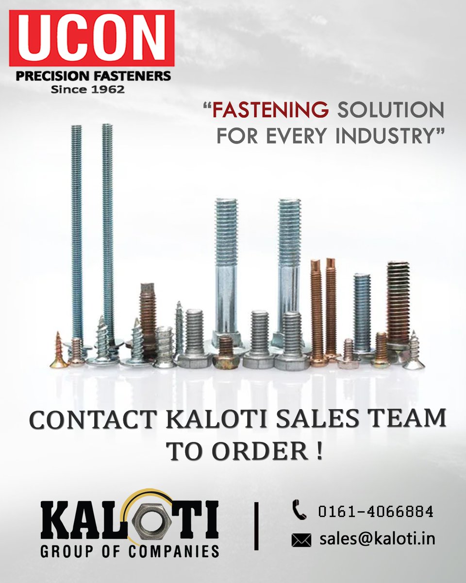 GroupKaloti's tweet photo. Contact Kaloti Sales Team to order....Please get in touch with Kaloti Sales Team For Order!
👉https://t.co/fJehwQB9tf - 9216655445
👉Email - sales@kaloti.in
👉Website - https://t.co/mAtKDpPcIG
#fasteners #screws #construction #hardware #bolts #tools #fastener #nuts #screw https://t.co/09PhhZQKYy