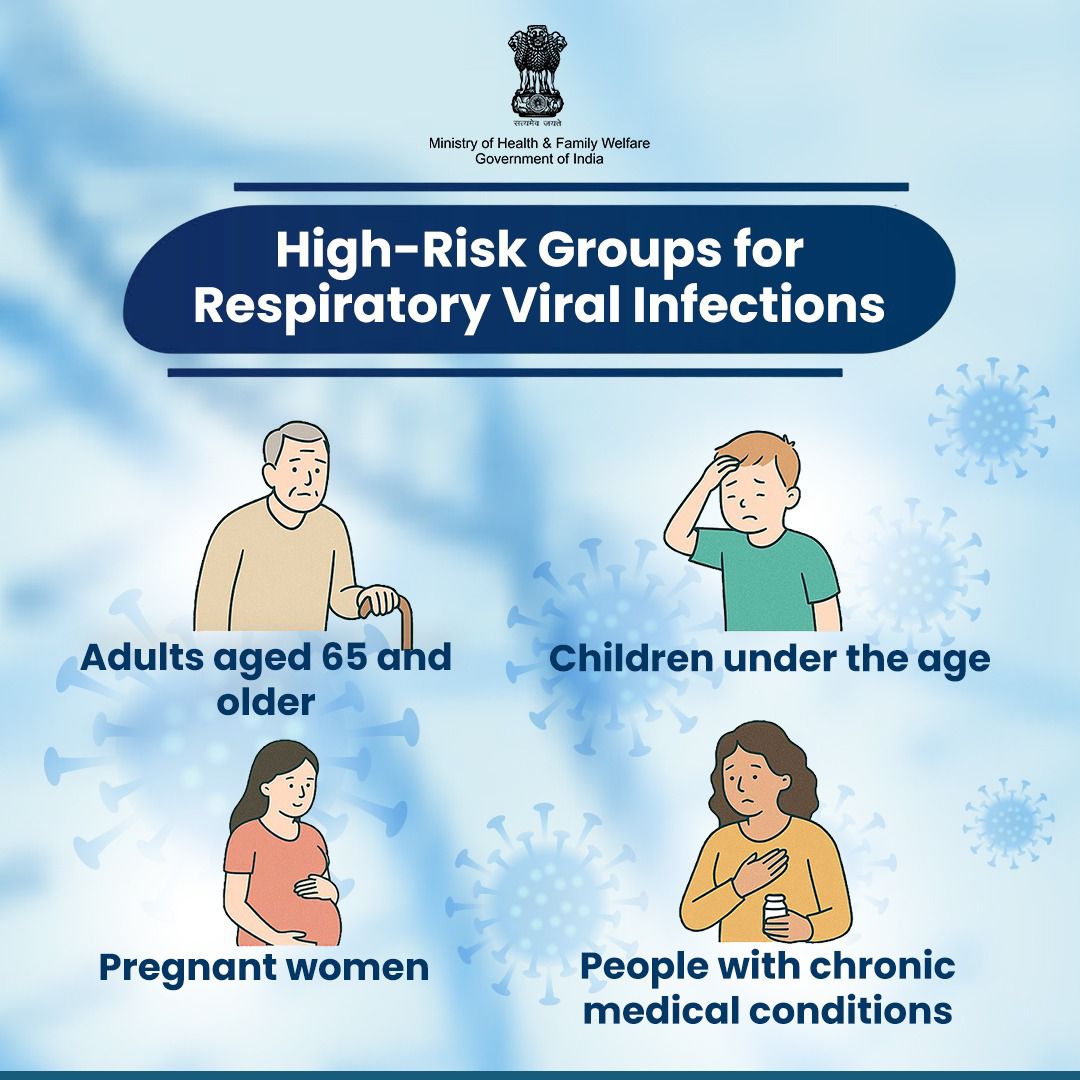 #HealthForAll | Knowing the risk is the first step toward protection. Some individuals are more vulnerable to respiratory infections and need extra care.

Let’s stay informed, follow hygiene practices, and stay protected.