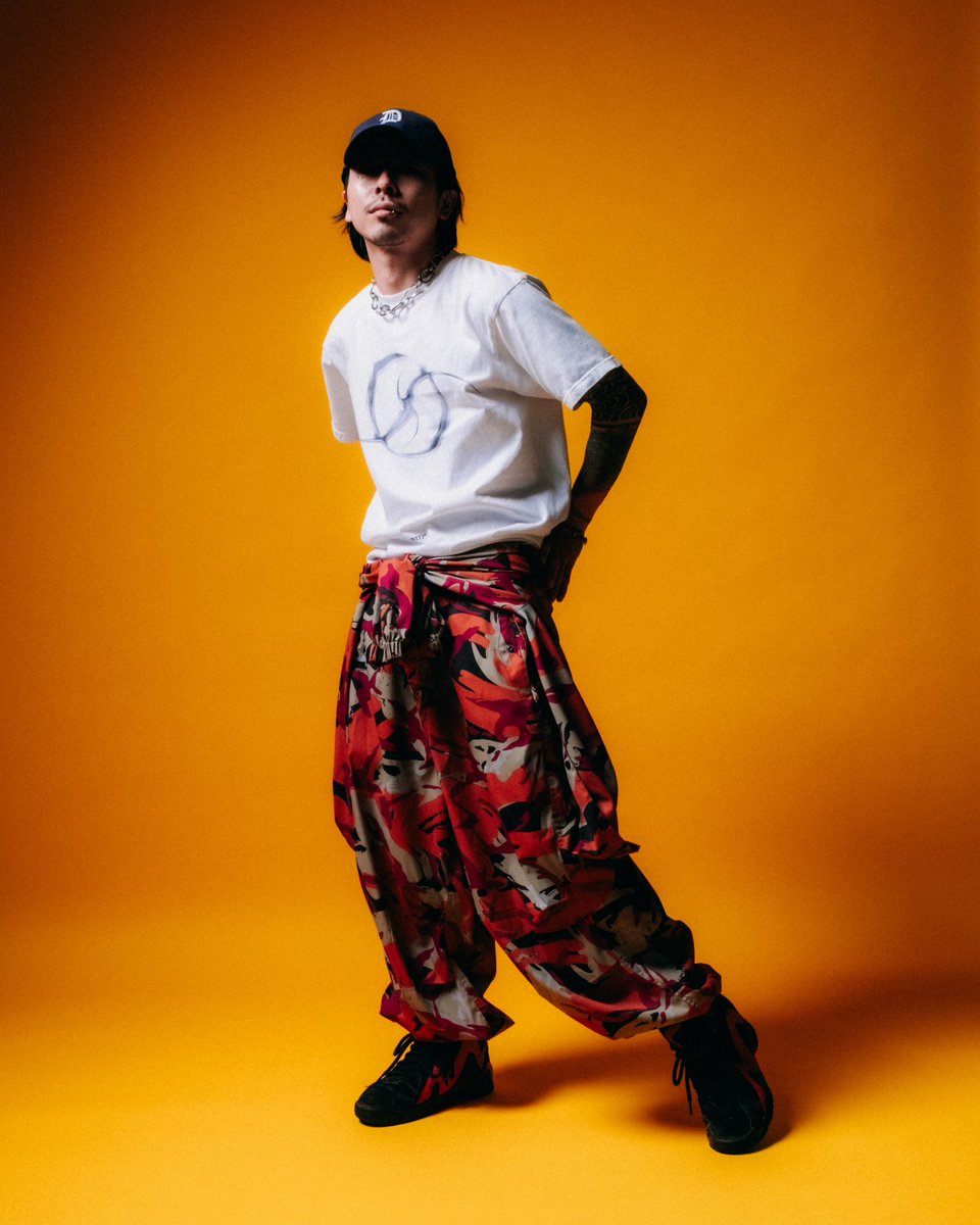 📝メンバー着用アイテム ユーキ 👕HIBANA CAMO SHIRTS(GRY/ONE OFF
